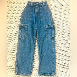 Garage Denim Cargo Pants
